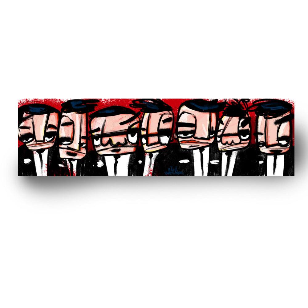 Many Men. 200 x 70 cm. - Hans Breuker