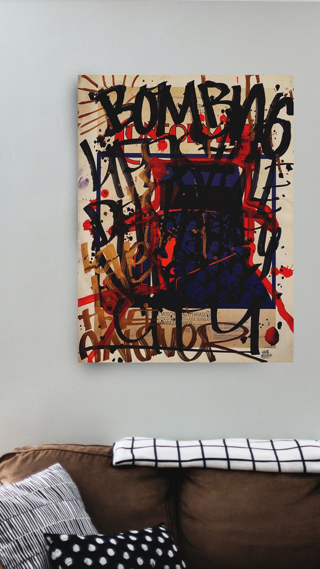 Bombing in the city - Hans Breuker