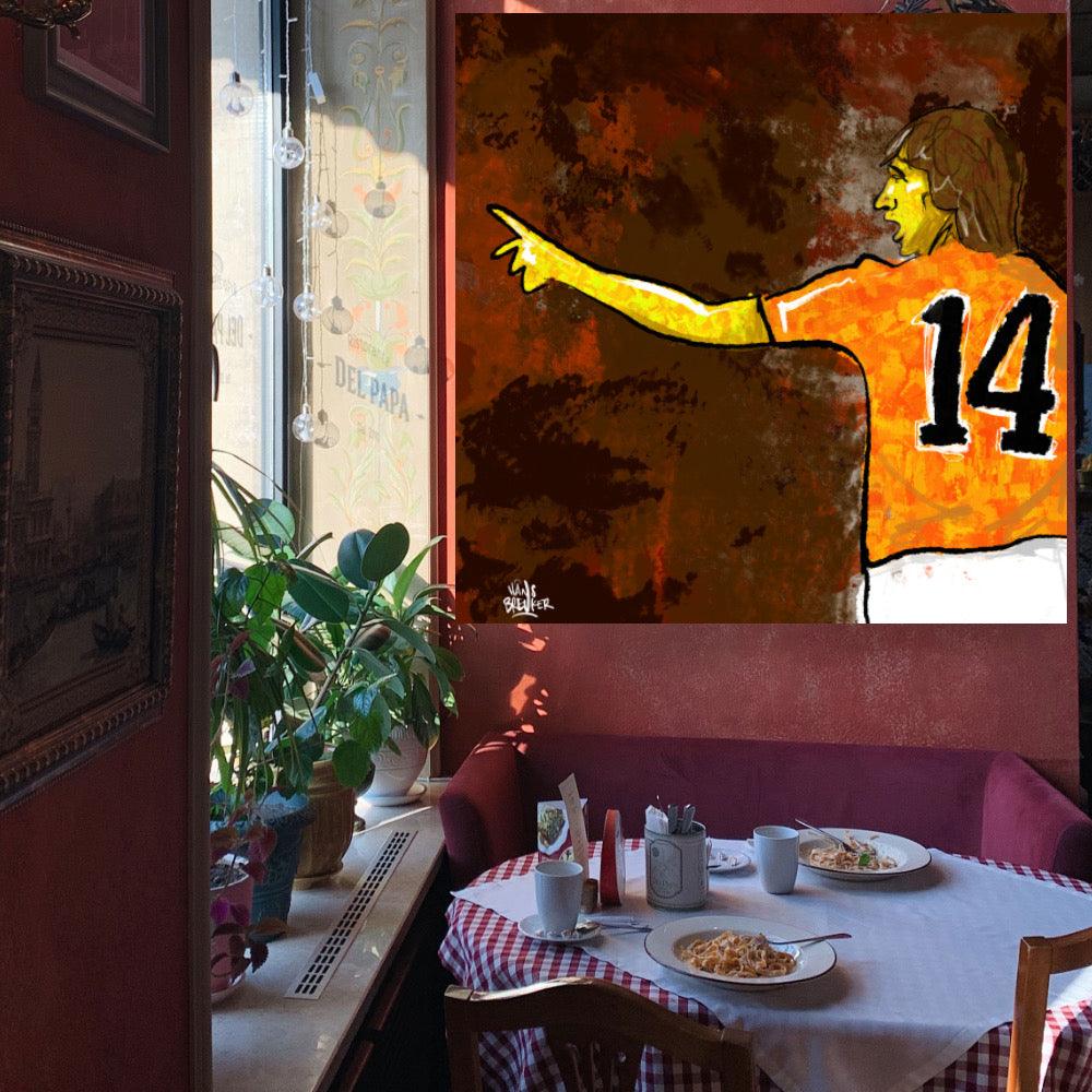 Johan Cruijff in oranje - Hans Breuker