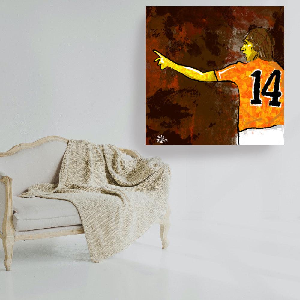 Johan Cruijff in oranje - Hans Breuker