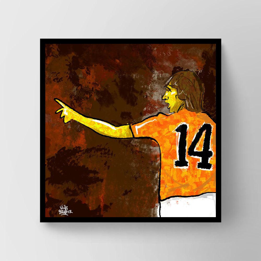 Johan Cruijff in oranje - Hans Breuker