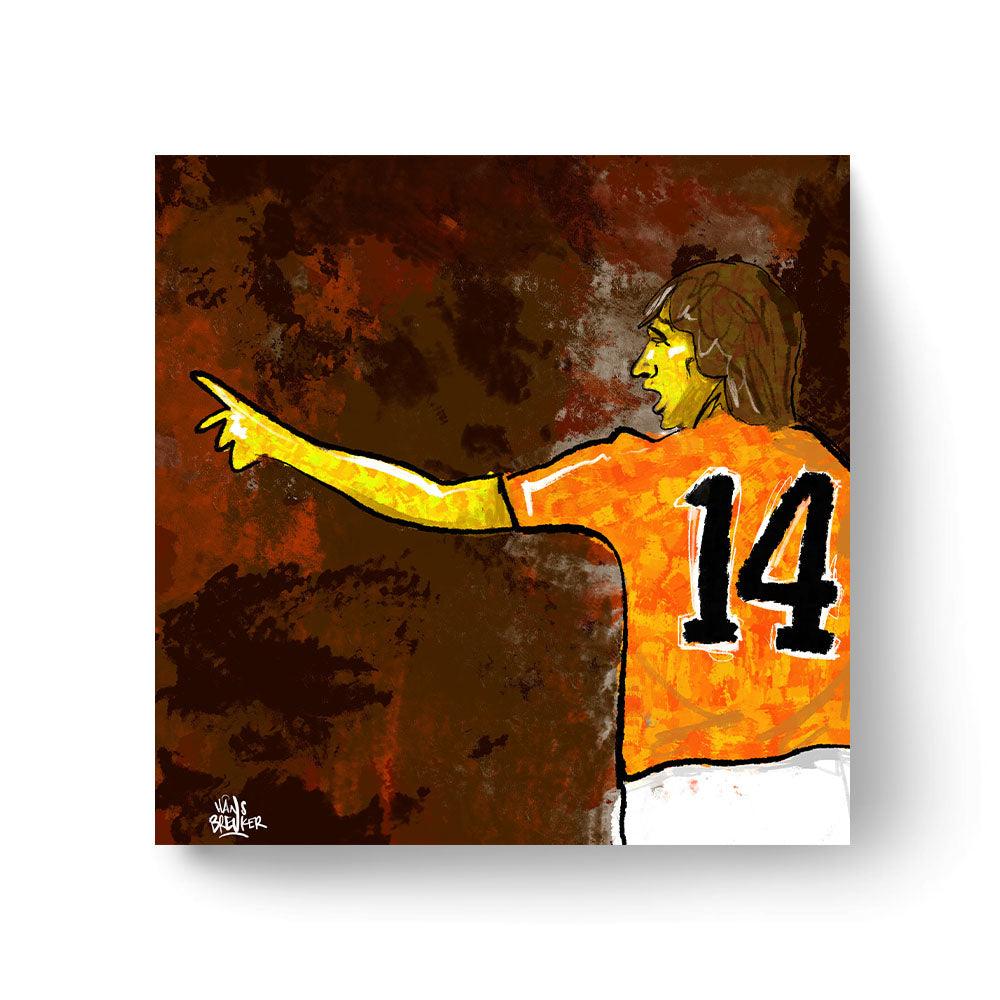 Johan Cruijff in oranje - Hans Breuker