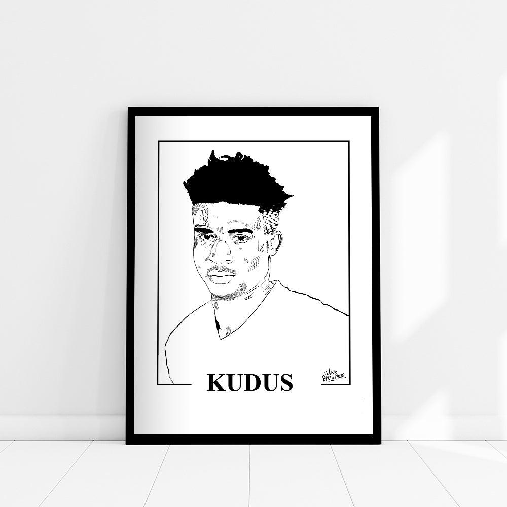 Kudus gelimiteerde artprint - Hans Breuker