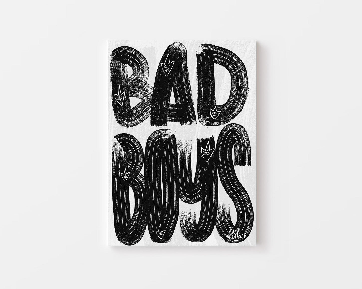 Letters Bad Boys - Hans Breuker
