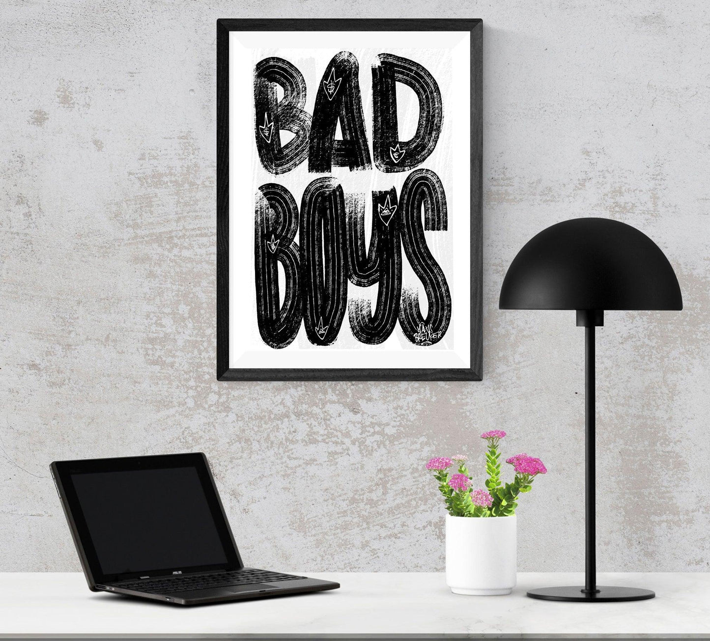 Letters Bad Boys - Hans Breuker