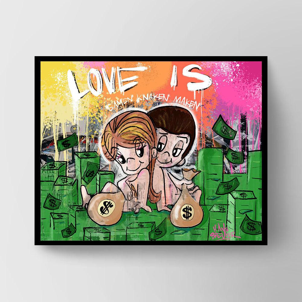 Love is ... Samen knaken maken - Hans Breuker
