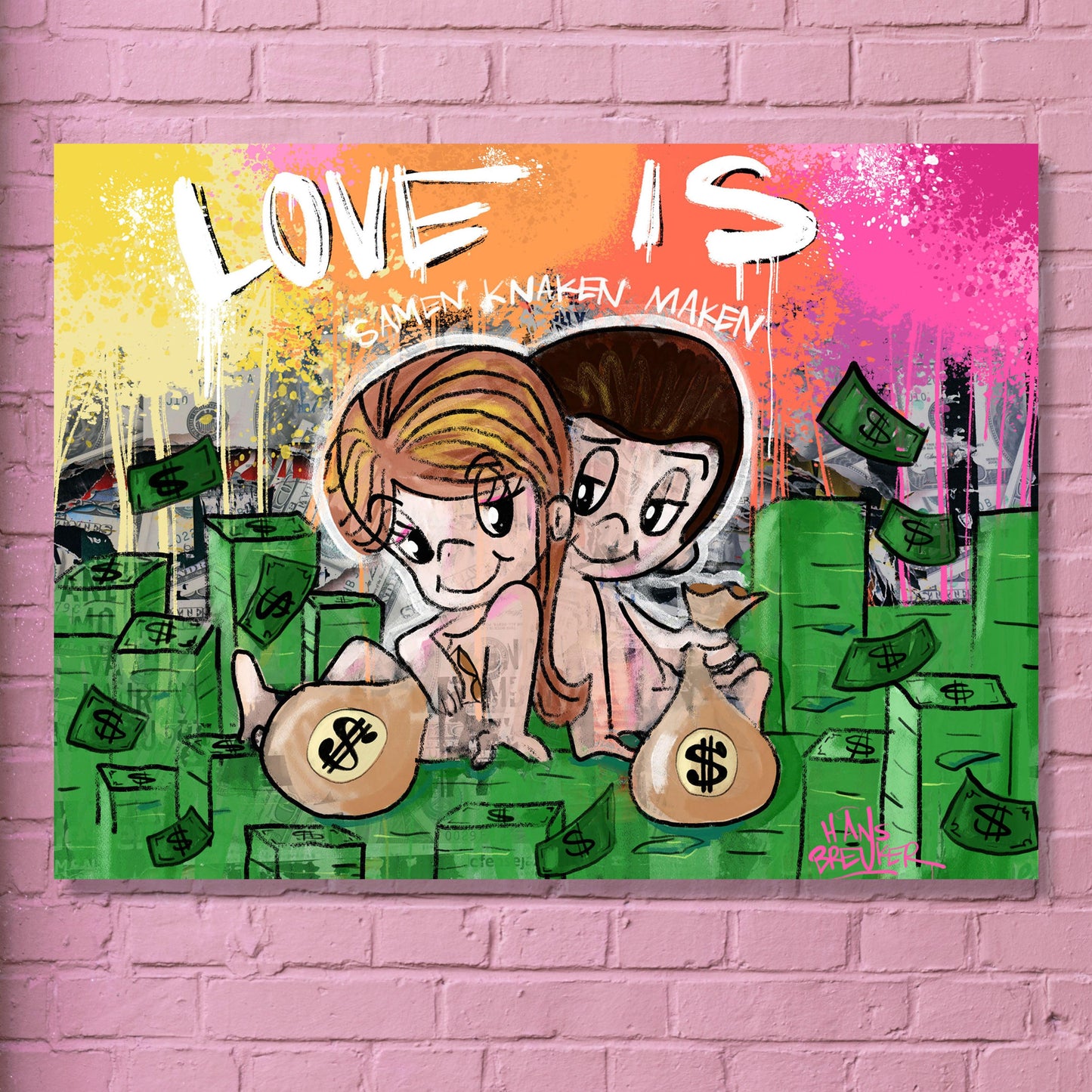 Love is ... Samen knaken maken - Hans Breuker