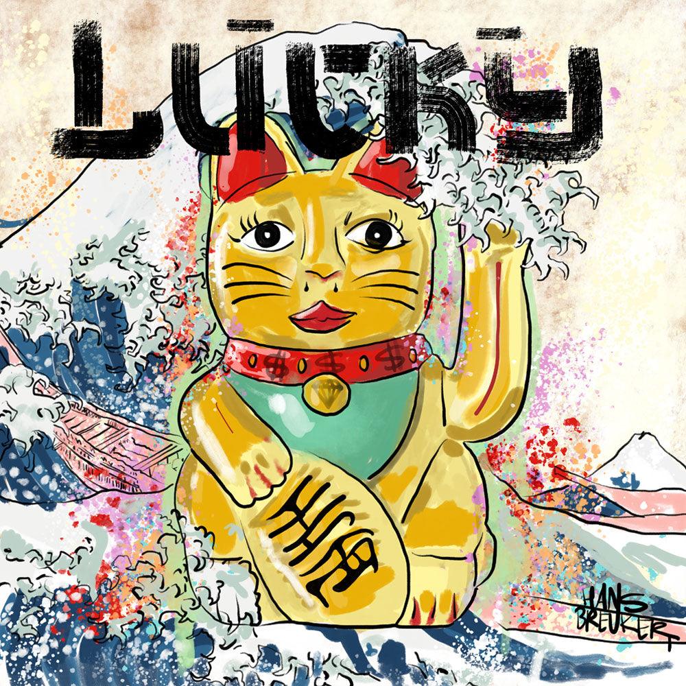 Lucky cat - Hans Breuker