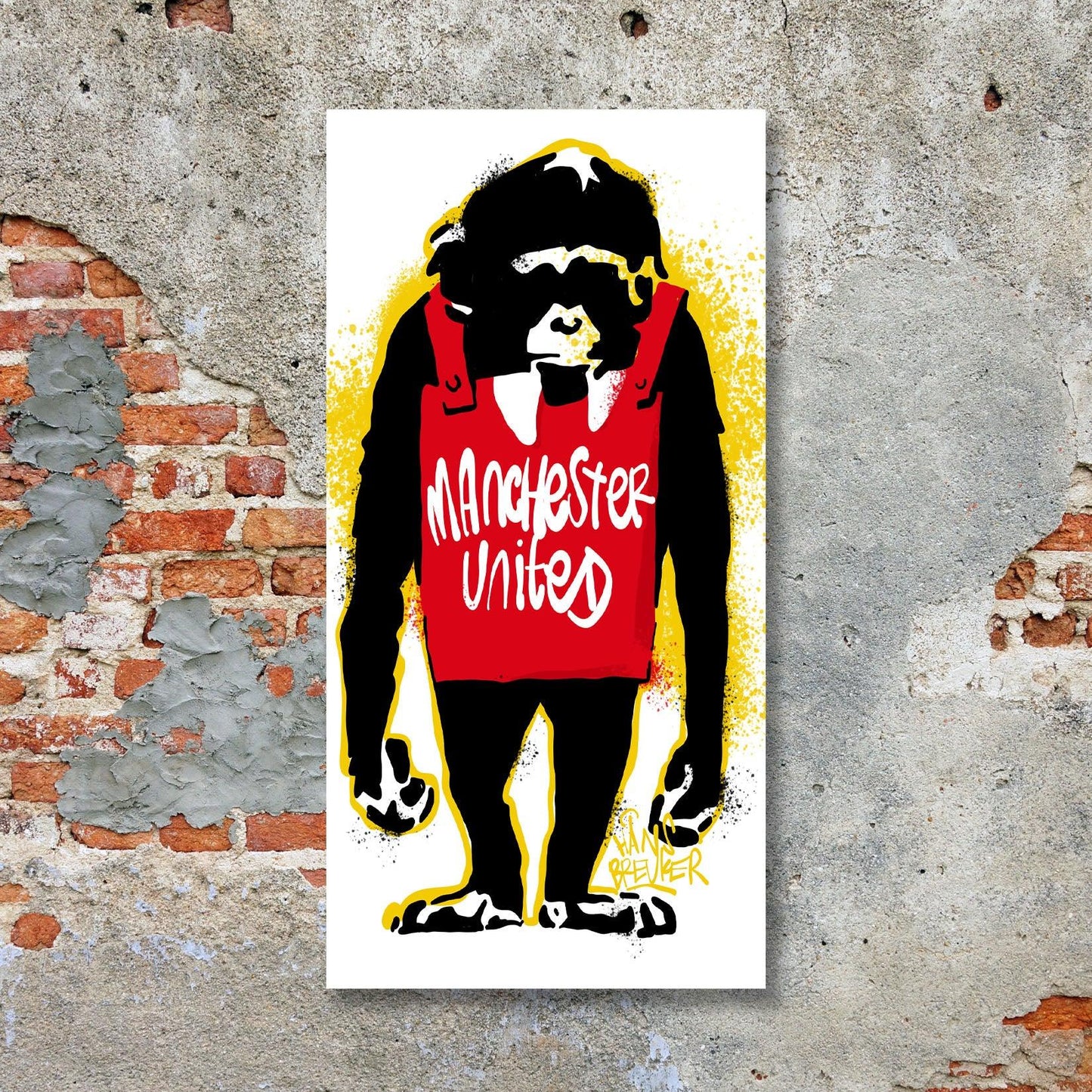 Manchester United monkey - Hans Breuker