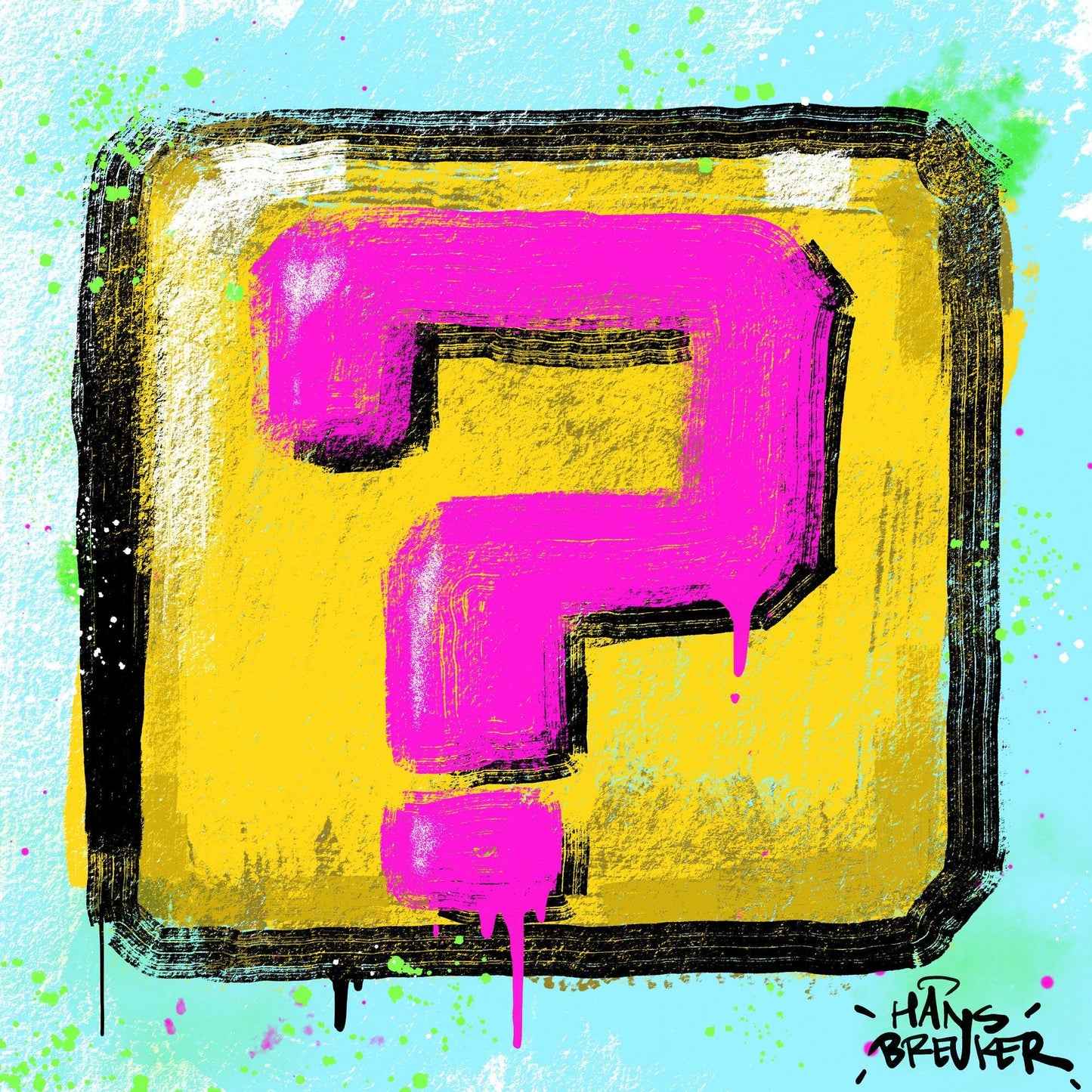 Mario questionmark - Hans Breuker