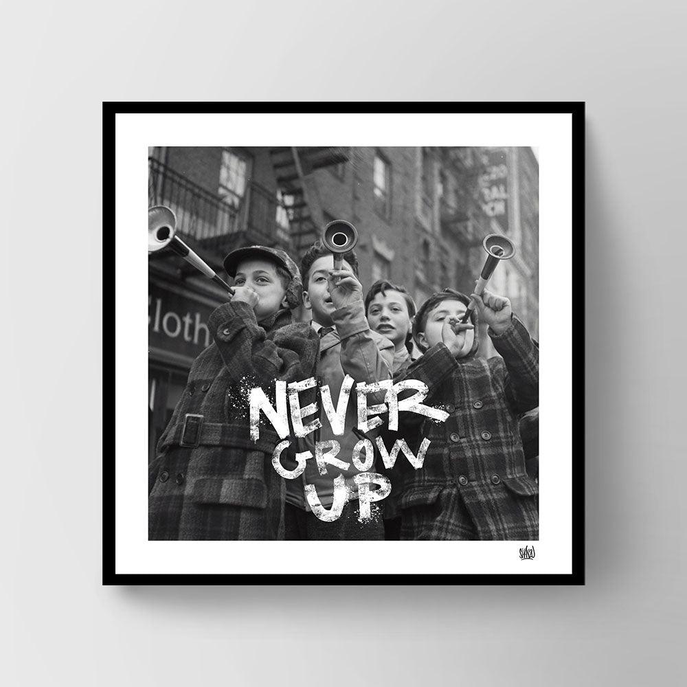 Never grow up - Hans Breuker