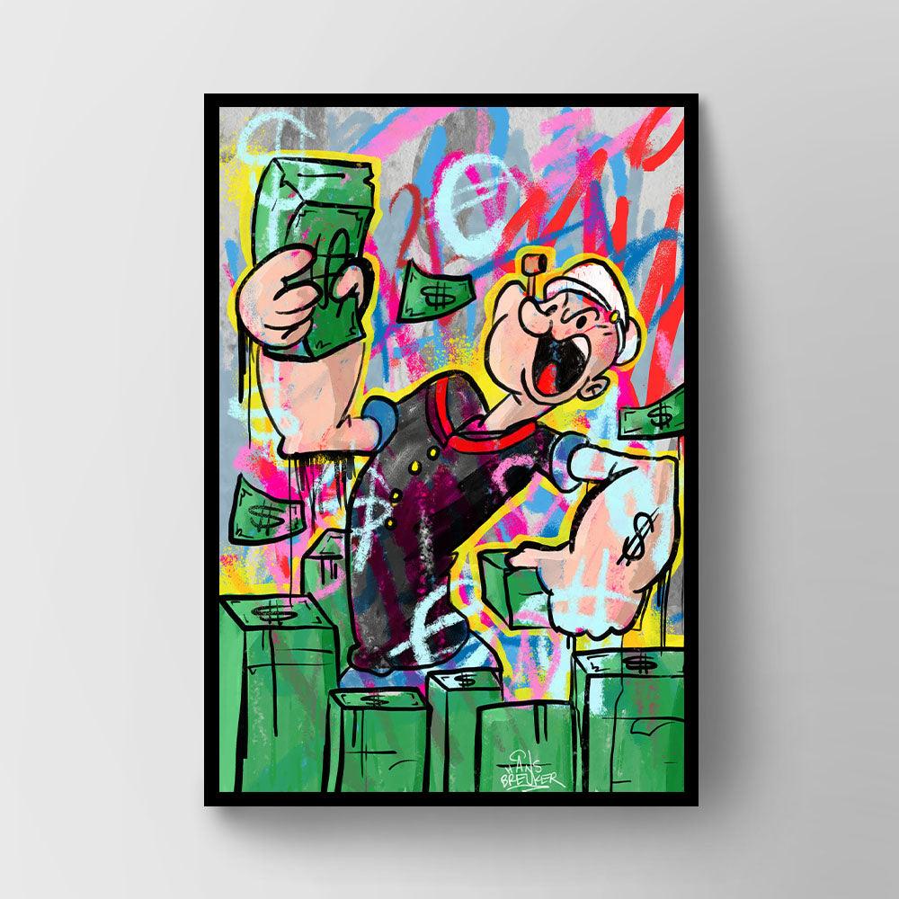 Popeye popart - Hans Breuker