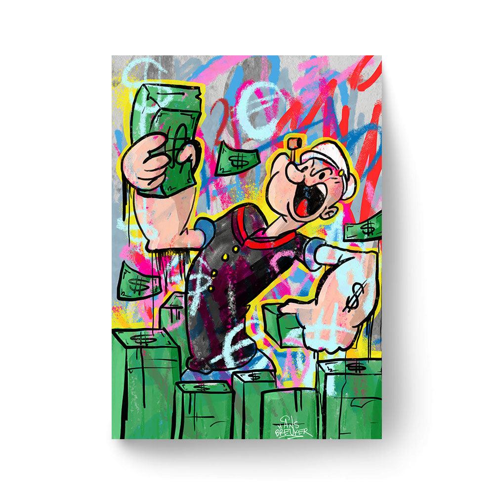 Popeye popart - Hans Breuker