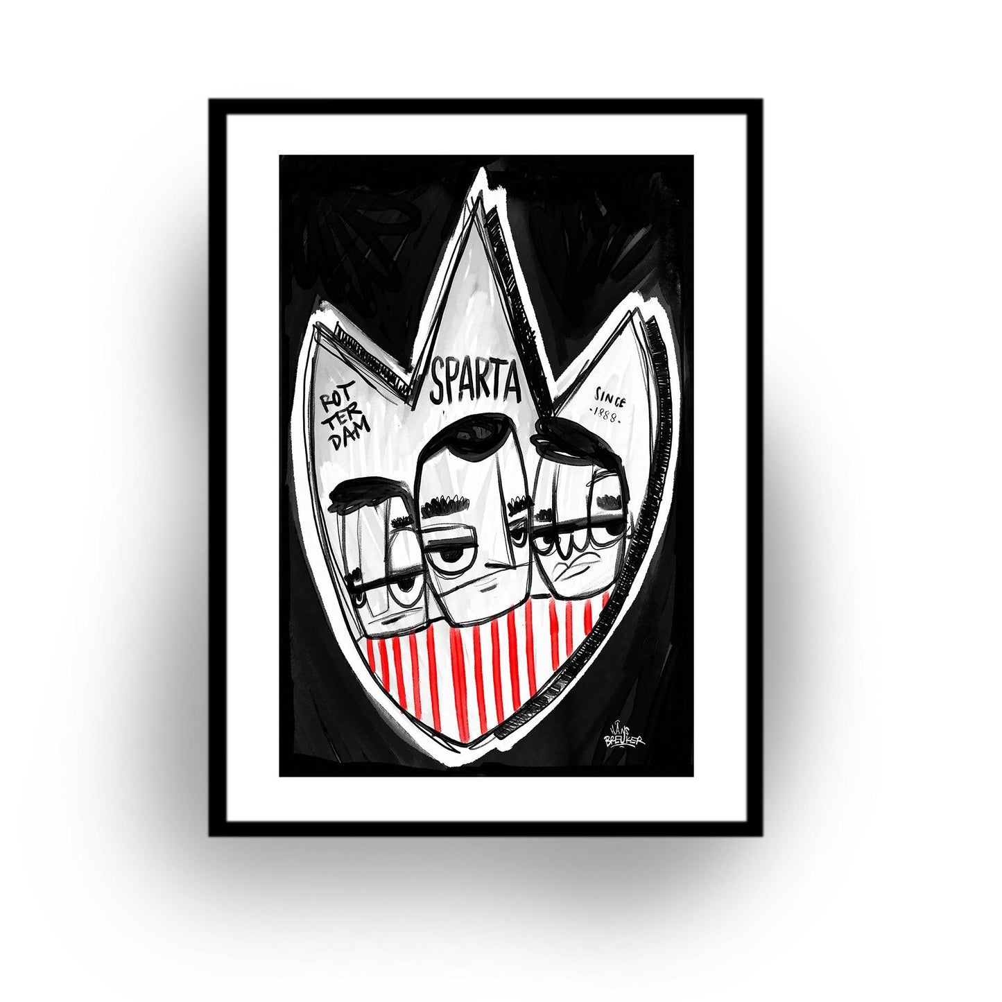 Sparta poster cadeau - Hans Breuker