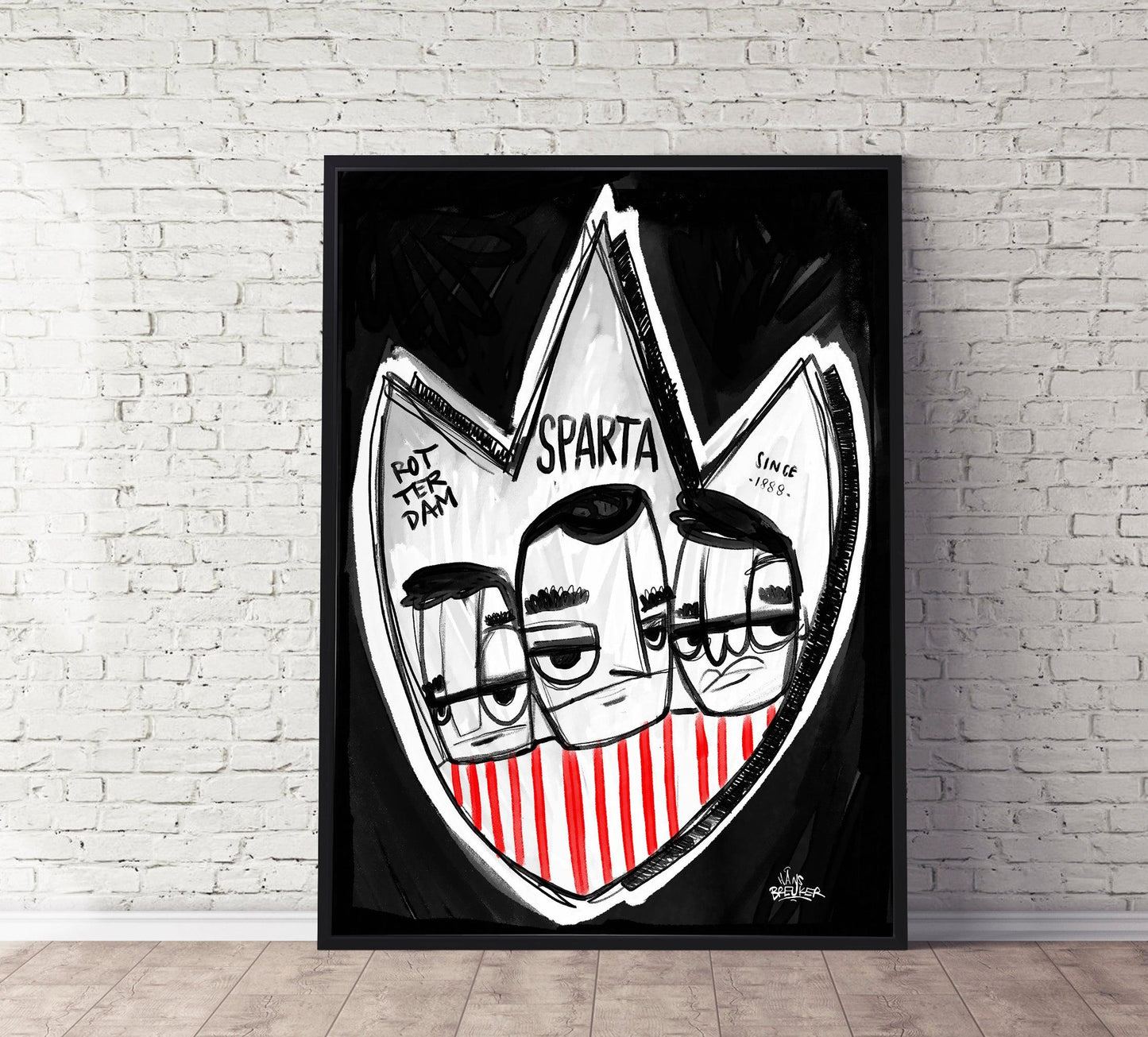 Sparta poster cadeau - Hans Breuker