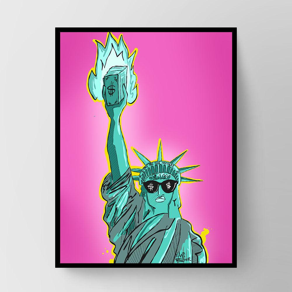 Statue of cashmoney - Hans Breuker
