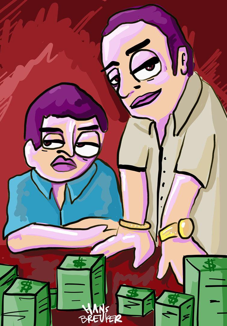 Counting money - Hans Breuker