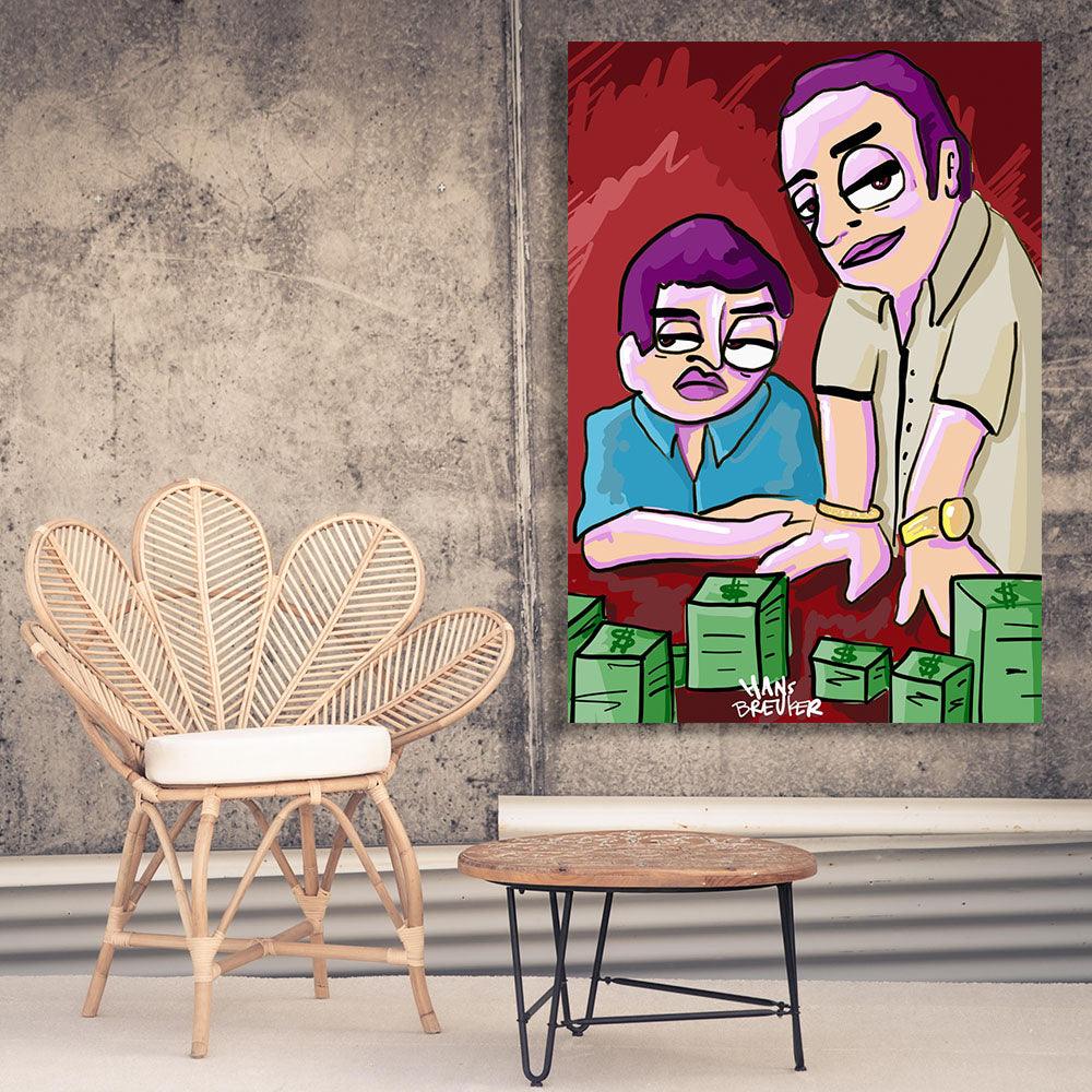 Counting money - Hans Breuker
