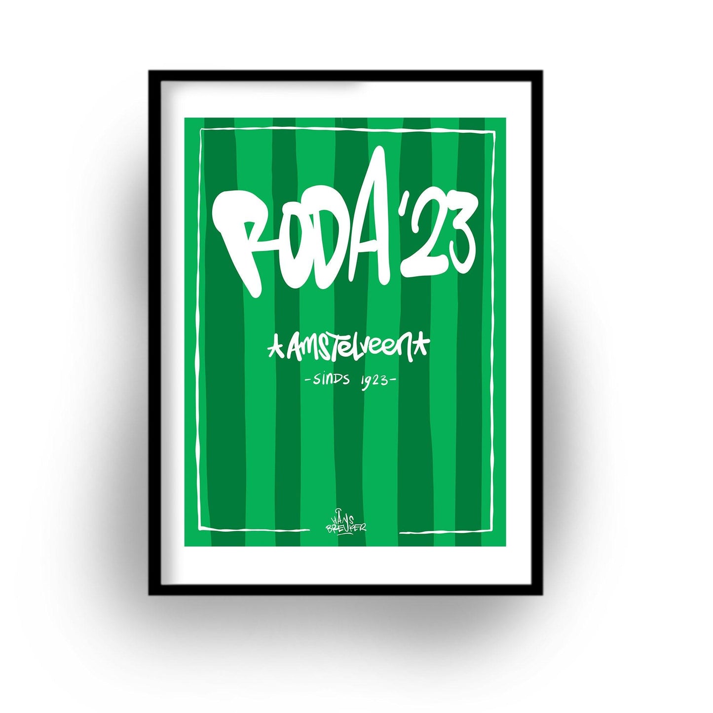 RODA '23 clubposter - Hans Breuker