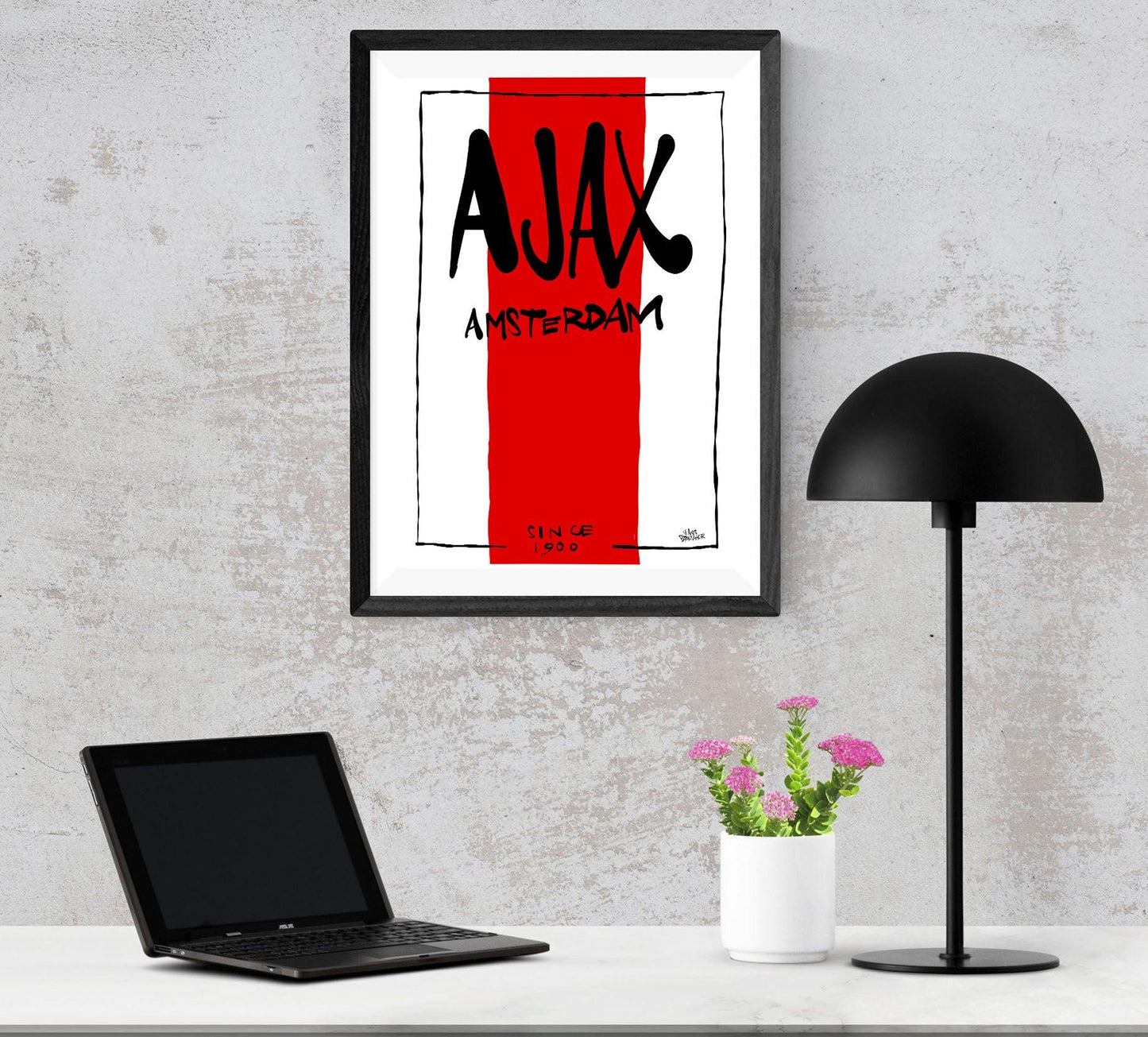 Sierlijke Ajax poster cadeau - Hans Breuker