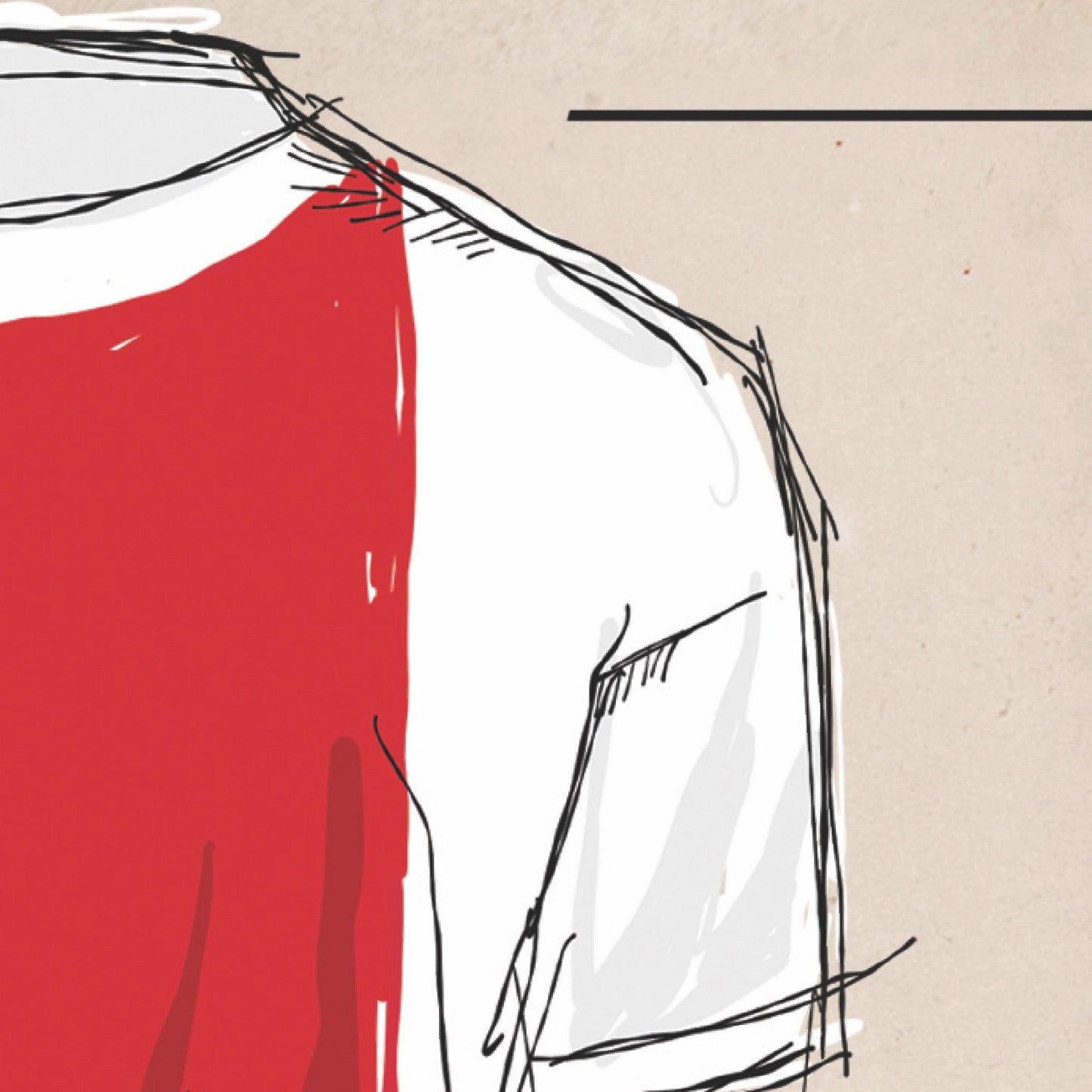 Het Amsterdam Ajax shirt - Hans Breuker
