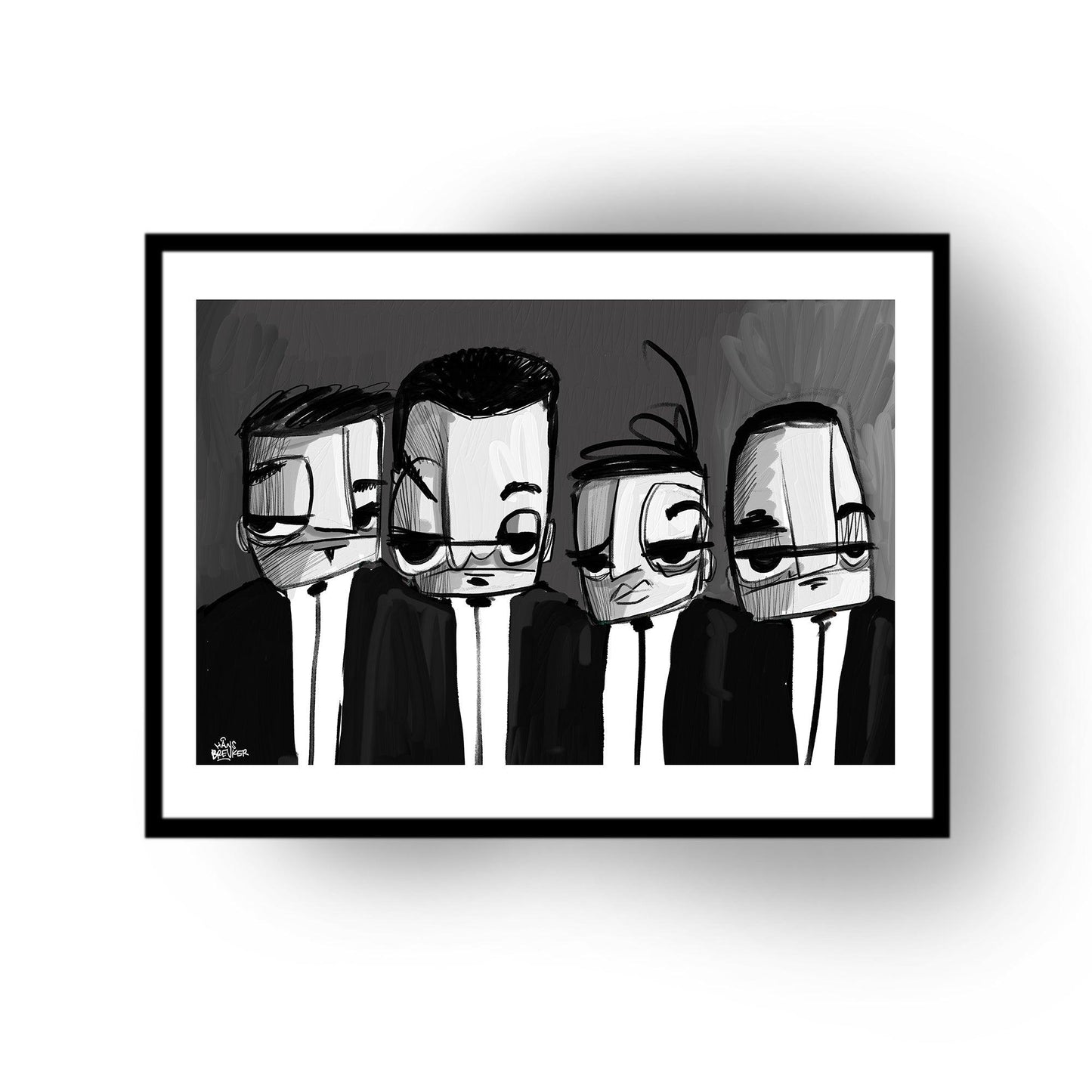 Zwart witte gangsters - Hans Breuker