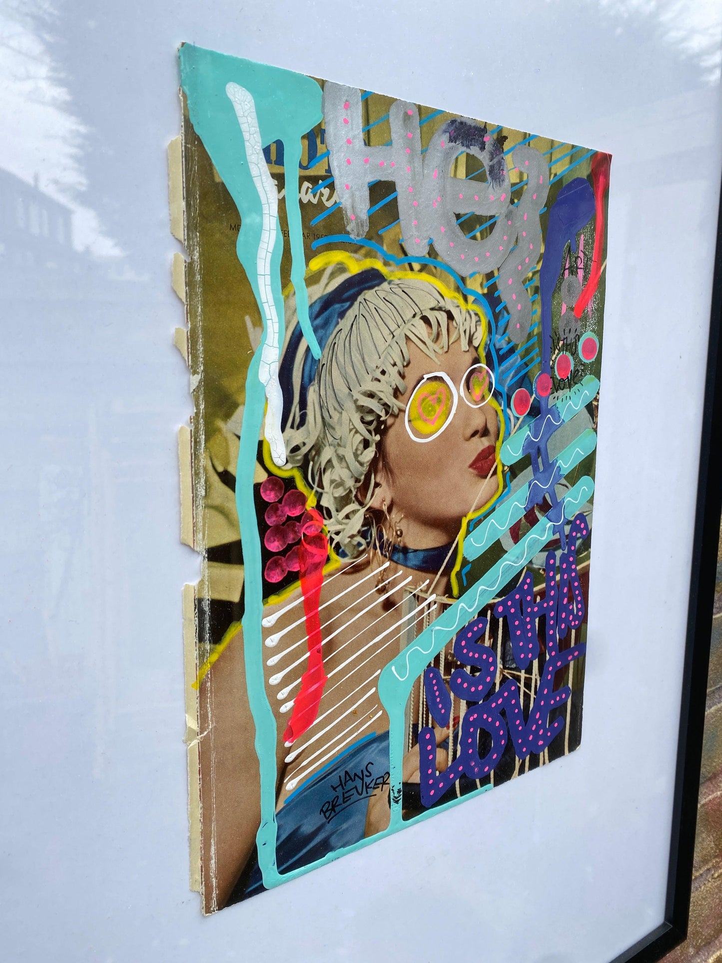 Is this love collage (without frame A4) - Hans Breuker