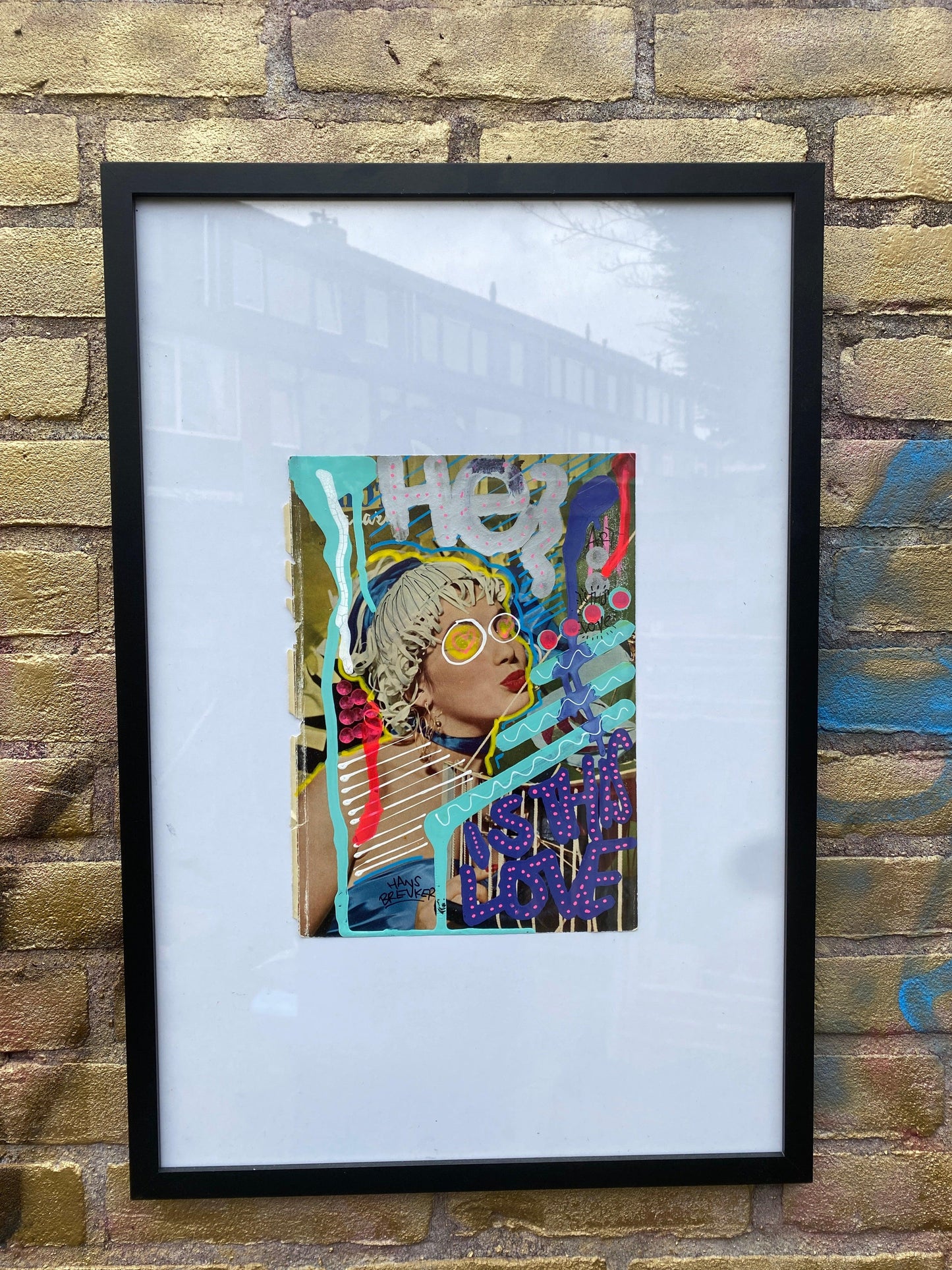 Is this love collage (without frame A4) - Hans Breuker