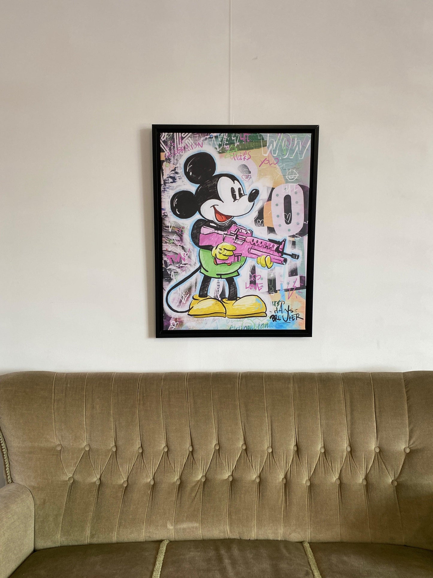 Mouse met supersoaker - Hans Breuker