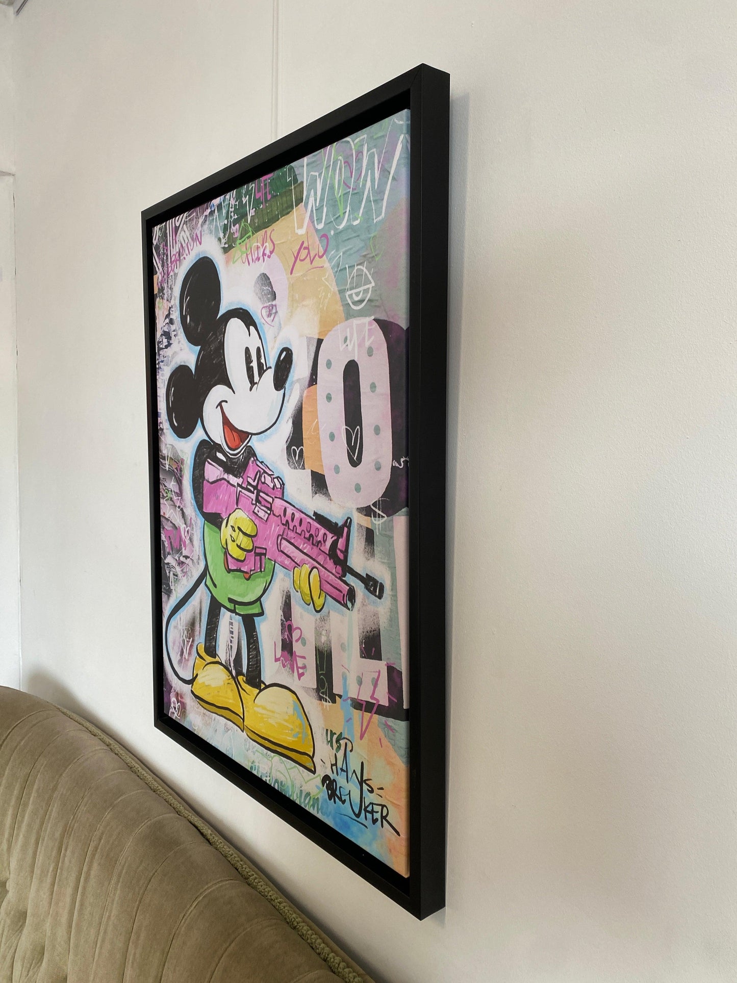 Mouse met supersoaker - Hans Breuker
