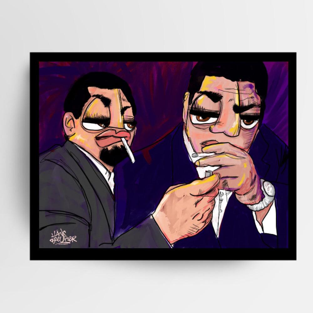 Yakuza boss smoking - Hans Breuker