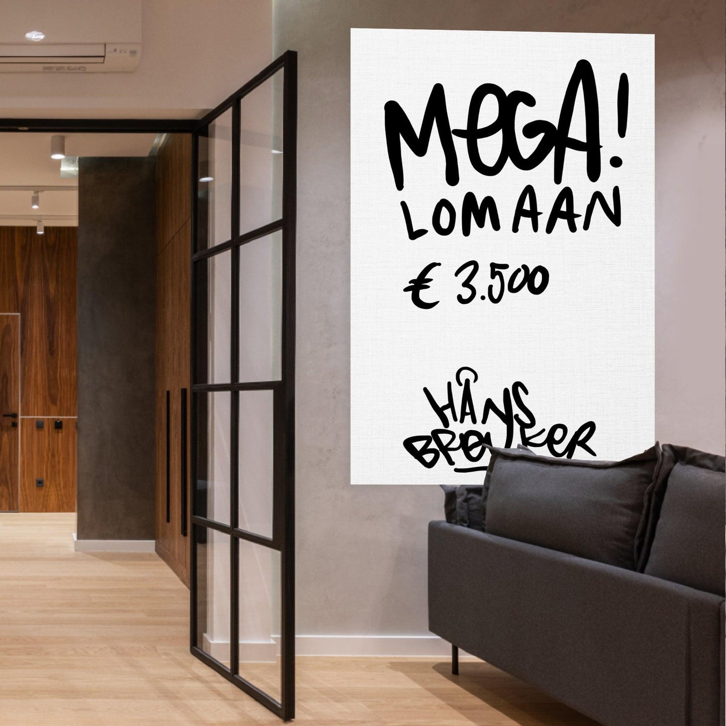 MEGA! Lomaan 80 x 120 cm. 1 stuk beschikbaar. - Hans Breuker