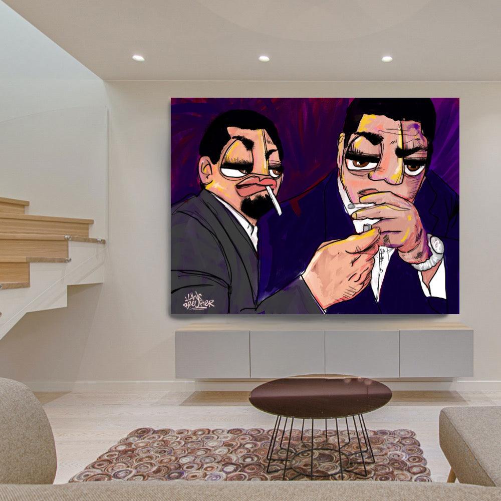 Yakuza boss smoking - Hans Breuker