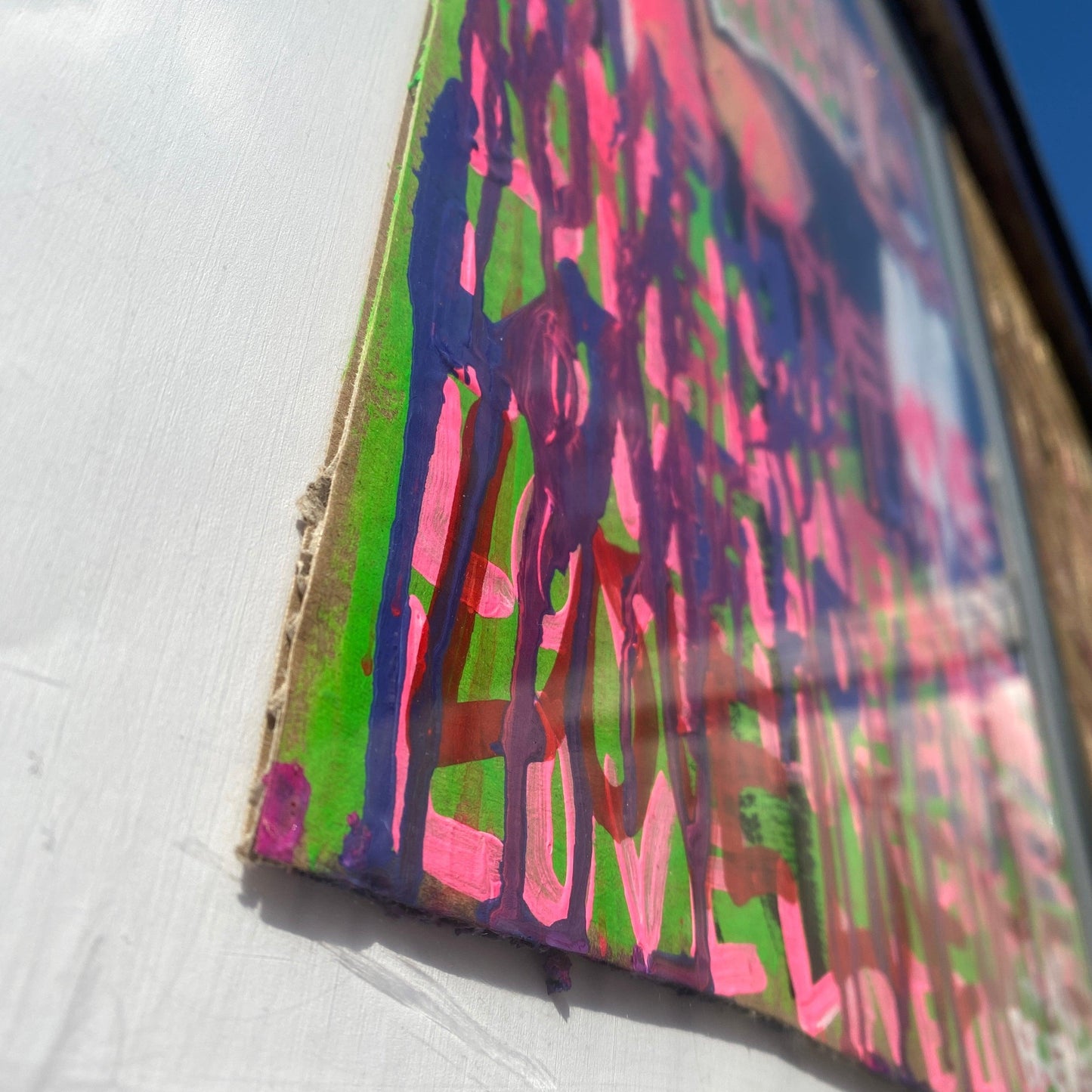Love love love drip 50 x 70 cm. - Hans Breuker