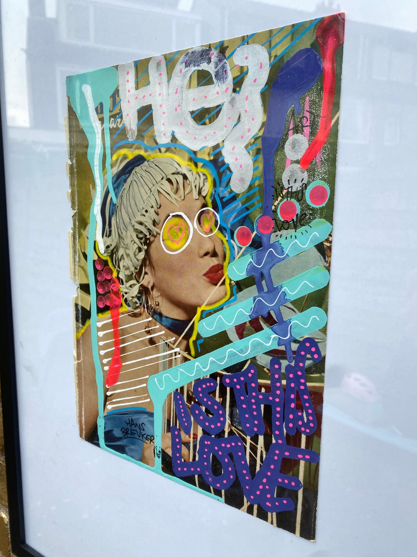 Is this love collage (without frame A4) - Hans Breuker