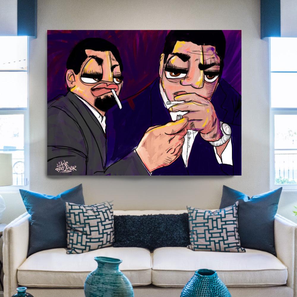 Yakuza boss smoking - Hans Breuker