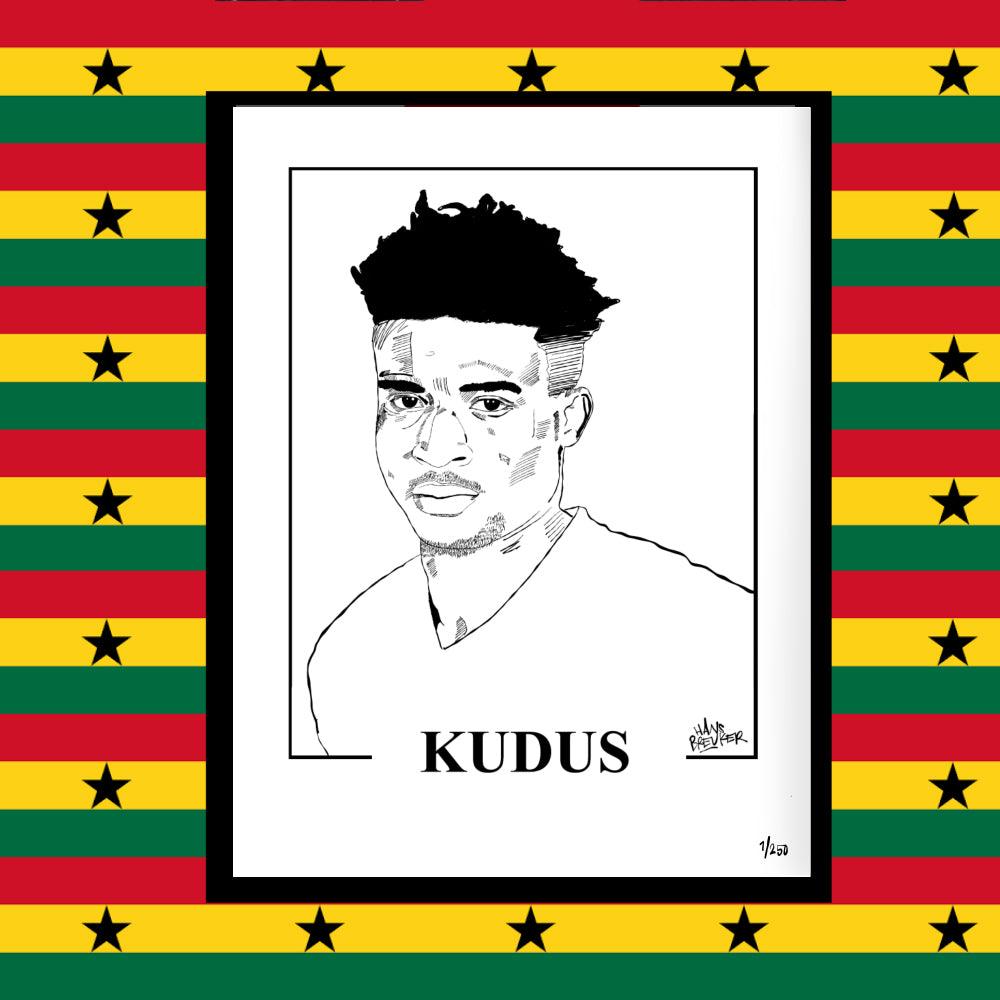Kudus gelimiteerde artprint - Hans Breuker