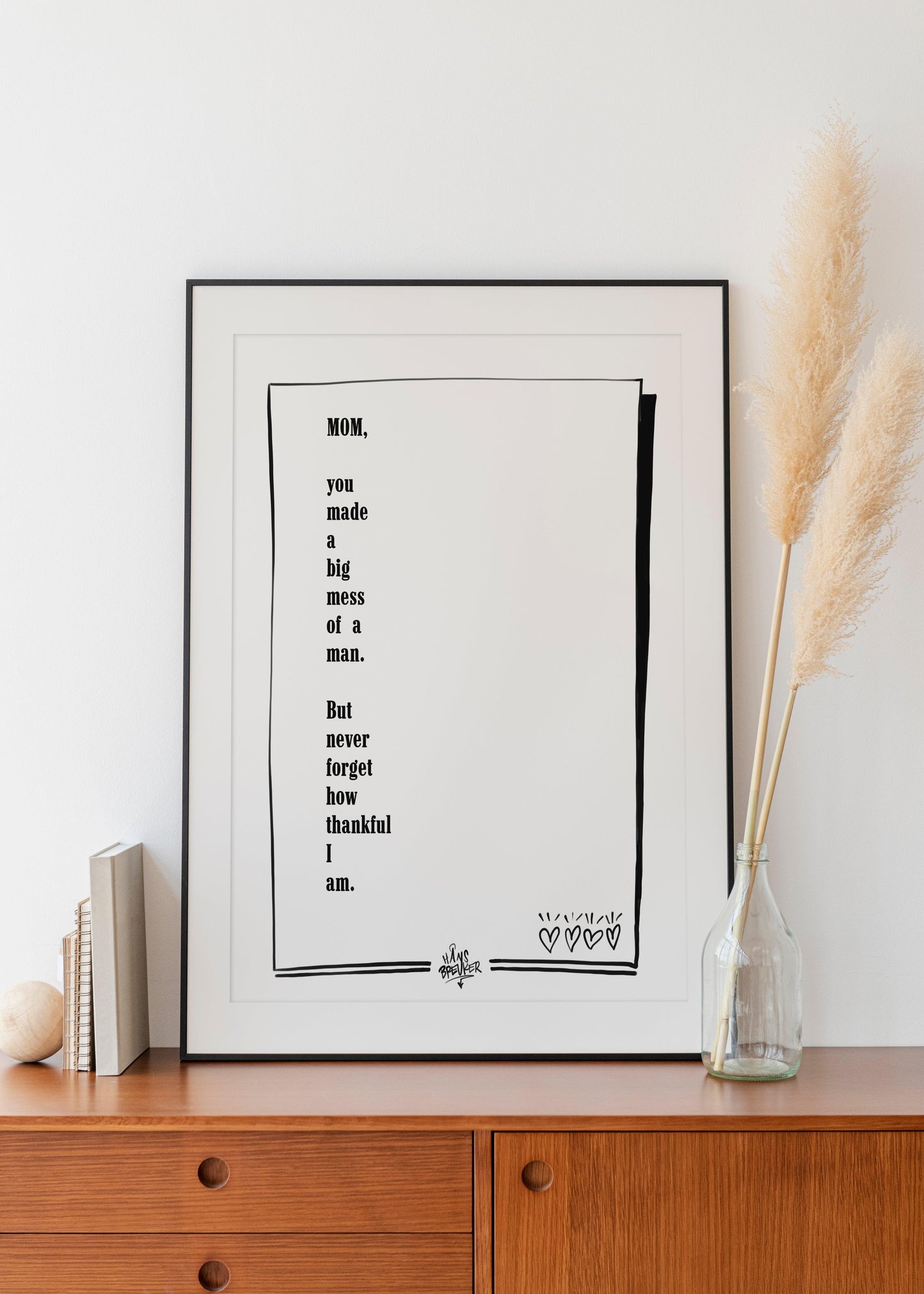 Last minute moederdag moeder verjaardag gedicht van een zoon. - Hans Breuker