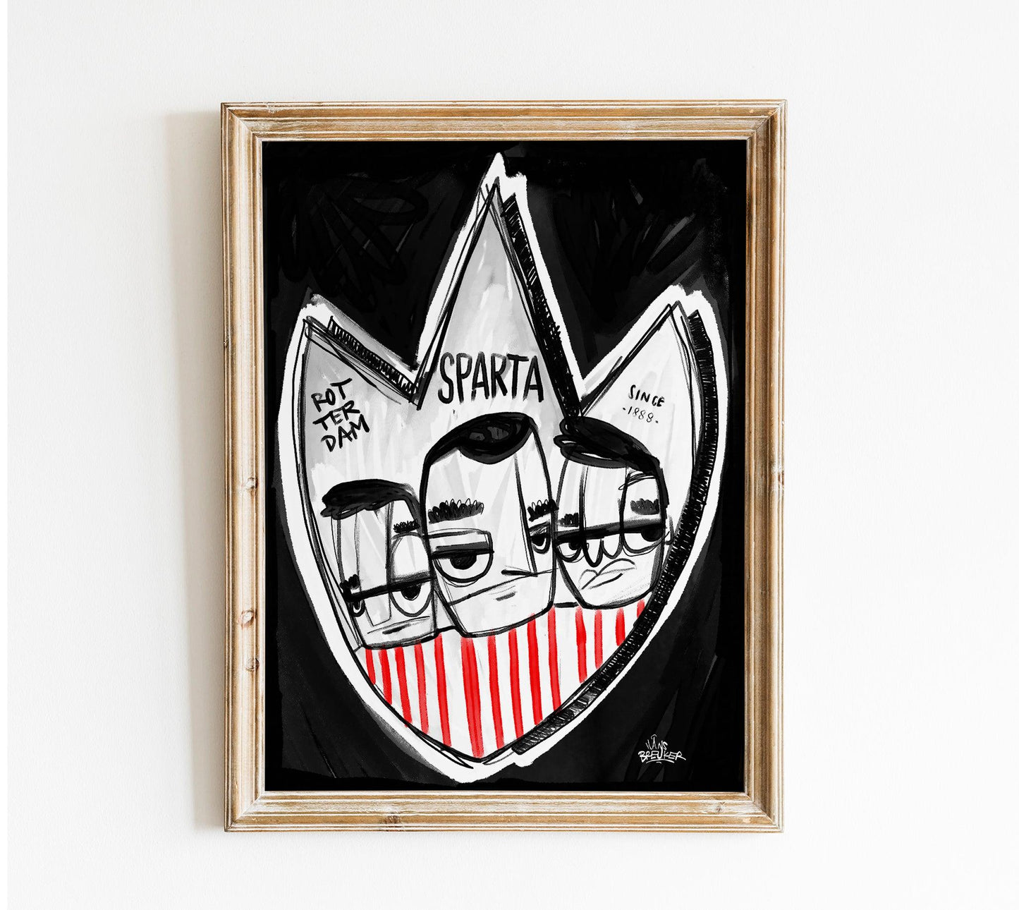 Sparta poster cadeau - Hans Breuker