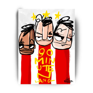 Ajax Cadeautje voor Fans met het 90 Minuten Lang Ajax Lied Kunstwerk