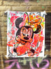 Ontploffing van Kleur en Graffiti met Minnie Mouse