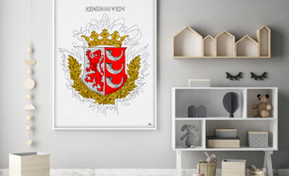 Stadswapen Eindhoven poster