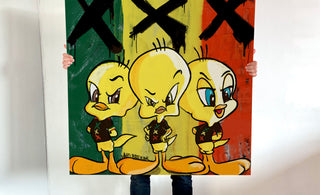 Ajax Three Little Birds. De poster van Hans Breuker