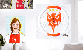 Ajax Schilderij - Hans Breuker