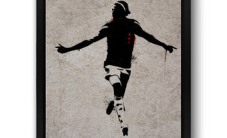 Amsterdam Spits – Wout Weghorst in Graffiti Stencil Art