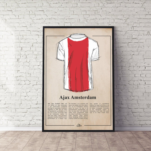 Het Ajax shirt, de poster - Hans Breuker