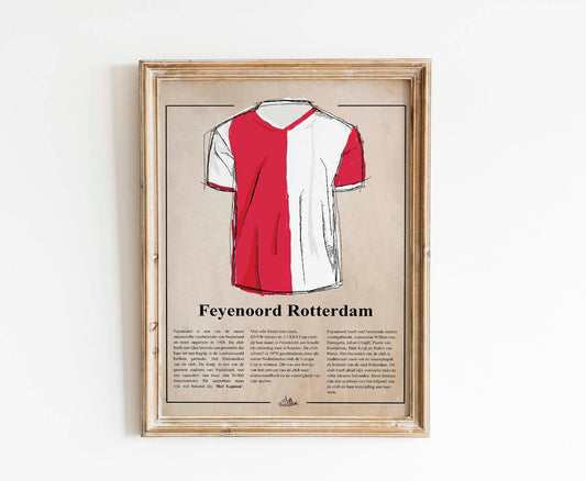 Het Feyenoord shirt, de poster - Hans Breuker