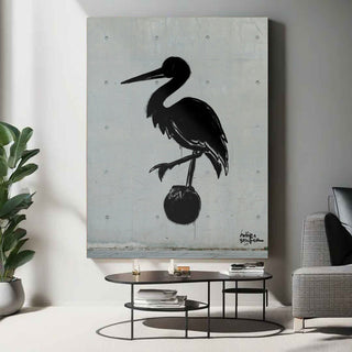 Haagse Ooievaar (Stencil Artwork). Ado den haag poster