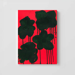 Oranje abstracte kunst