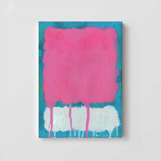 Roze abstracte kunst